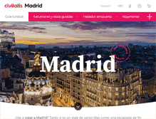 Tablet Screenshot of disfrutamadrid.com